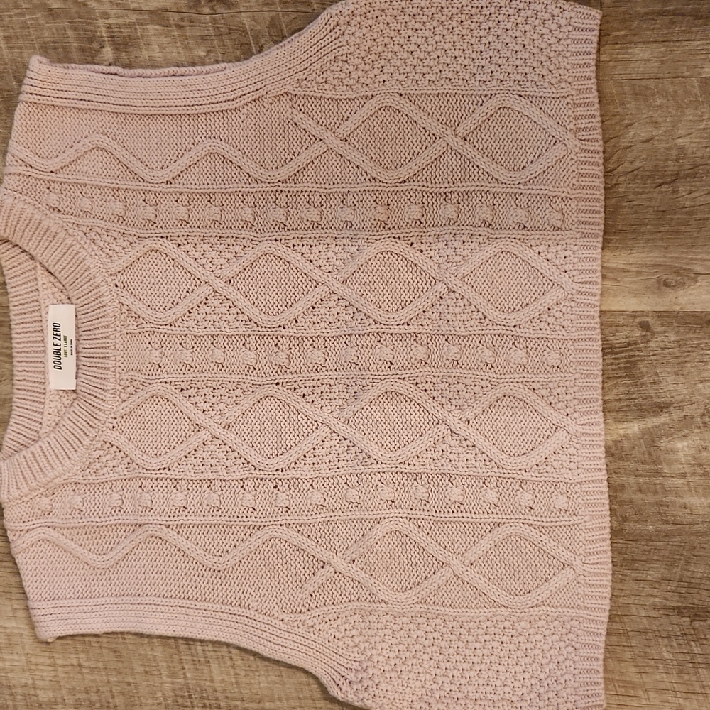 NEW PASTEL VIOLET CROPPED SLEEVELESS VEST